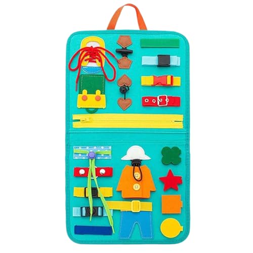 Nuytghr Felt Learning Board, Toddler Travel Activity Toy, Educational Fine,11.02x8.66x1.38 Inches, Motor Skills Game, Portable Design, for Boys, Girls, Plane, Car, Preschool, Homeschool Nuytghr Felt Learning Board, Toddler Travel Activity Toy, Educational Fine,11.02x8.66x1.38 Inches, Motor Skills Game, Portable Design, for Boys, Girls, Plane, Car, Preschool, Homeschool von Nuytghr