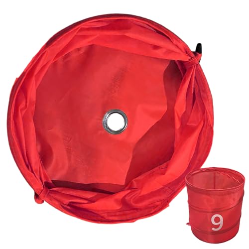 Nuytghr Golf Game, Chipping Practice, Training Bucket, 11.81x11.81 Inches, Foldable Oxford Storage with Balls, Backyard Outdoor Activity for Adults Kids Beginners Women Men, Long Lasting von Nuytghr