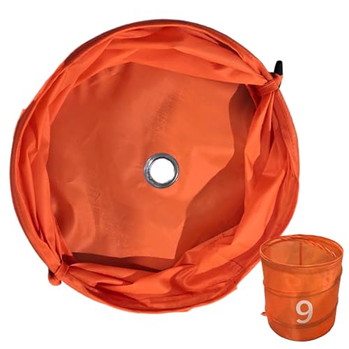 Nuytghr Golf Game, Chipping Practice, Training Bucket, 11.81x11.81 Inches, Foldable Oxford Storage with Balls, Backyard Outdoor Activity for Adults Kids Beginners Women Men, Long Lasting von Nuytghr