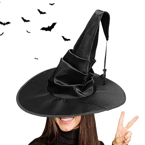 Nuytghr Hexenhut Damen Hexen Stirnband Design Hexenhut Zauberer Hut für Frauen Erwachsene Hexen Kostüm Hut Halloween Zauberer Hut Maskerade Hexenhut Hexenhut Kostüm Zubehör Nuytghr Hexenhut Damen Hexen Stirnband Design Hexenhut Zauberer Hut für Frauen Erwachsene Hexen Kostüm Hut Halloween Zauberer Hut Maskerade Hexenhut Hexenhut Kostüm Zubehör von Nuytghr