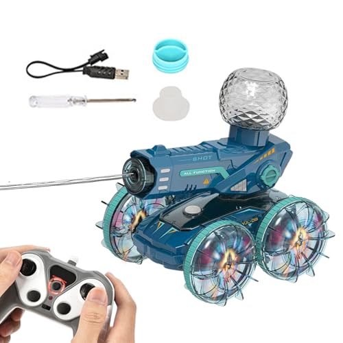 Nuytghr RC Car, Light-Up Remote Control Land and Water Vehicle, 6.89x6.1x7.4 Inches Toy with Built-In Water Squirter, Ideal for Outdoor Sports, Racing, Beach Adventures Nuytghr RC Car, Light-Up Remote Control Land and Water Vehicle, 6.89x6.1x7.4 Inches Toy with Built-In Water Squirter, Ideal for Outdoor Sports, Racing, Beach Adventures von Nuytghr