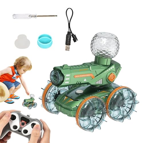 Nuytghr RC Car, Light-Up Remote Control Land and Water Vehicle, 6.89x6.1x7.4 Inches Toy with Built-In Water Squirter, Ideal for Outdoor Sports, Racing, Beach Adventures Nuytghr RC Car, Light-Up Remote Control Land and Water Vehicle, 6.89x6.1x7.4 Inches Toy with Built-In Water Squirter, Ideal for Outdoor Sports, Racing, Beach Adventures von Nuytghr