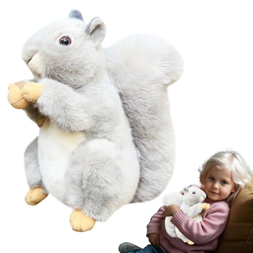 Nuytghr Squirrel Plush Toy, Cartoon Animal Holding Acorn, Soft Cuddle and Snuggle Doll, Adorable Home Decoration Accessory for Living Room, Bedroom, and Dorm 7.8inch Nuytghr Squirrel Plush Toy, Cartoon Animal Holding Acorn, Soft Cuddle and Snuggle Doll, Adorable Home Decoration Accessory for Living Room, Bedroom, and Dorm 7.8inch von Nuytghr