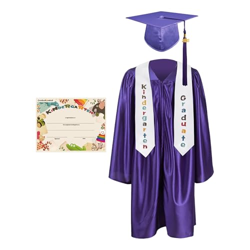 Nuytghr Vorschulabschluss, Hut und Kleid, Kleinkindkleid, 2025-Grad-Outfit, leichter, bequemer Stoff, 450 g, perfekt für Vorschüler, Kindergärtner, Abschlussfeiern Nuytghr Vorschulabschluss, Hut und Kleid, Kleinkindkleid, 2025-Grad-Outfit, leichter, bequemer Stoff, 450 g, perfekt für Vorschüler, Kindergärtner, Abschlussfeiern von Nuytghr