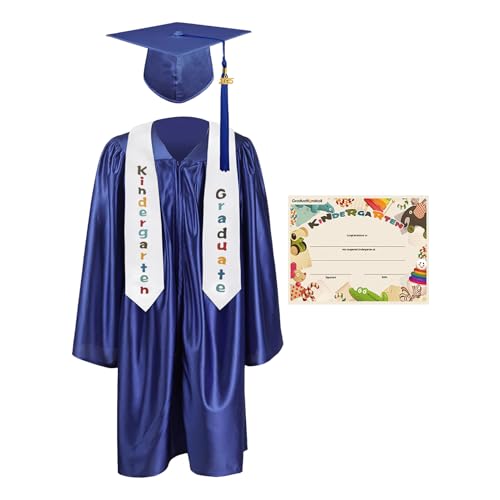 Nuytghr Vorschulabschluss, Hut und Kleid, Kleinkindkleid, 2025-Grad-Outfit, leichter, bequemer Stoff, 450 g, perfekt für Vorschüler, Kindergärtner, Abschlussfeiern Nuytghr Vorschulabschluss, Hut und Kleid, Kleinkindkleid, 2025-Grad-Outfit, leichter, bequemer Stoff, 450 g, perfekt für Vorschüler, Kindergärtner, Abschlussfeiern von Nuytghr