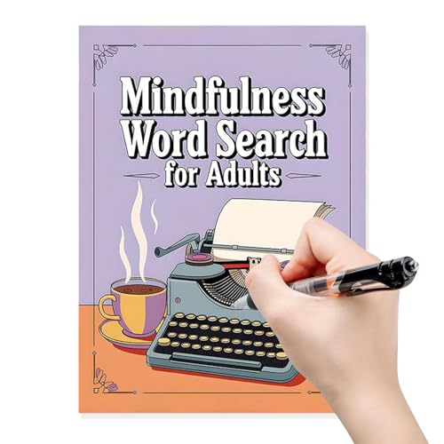 Nuytghr Word Search Books Adults, Relaxing Puzzle Game Set, 400+ Word Find Challenges, 8.27x11.22 inches, Stress Relief Activity to Keep The Mind Engaged for Kids and Adults von Nuytghr