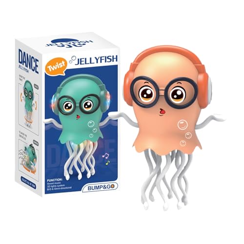 Octopus Toy, Dancing Toy, Electric Crawling, 4.02x4.41x8.11 Inches, Interactive Smart Movement Design, Fun Sensory Activity Feature, for Toddler Kids Nursery Playroom Use von Nuytghr