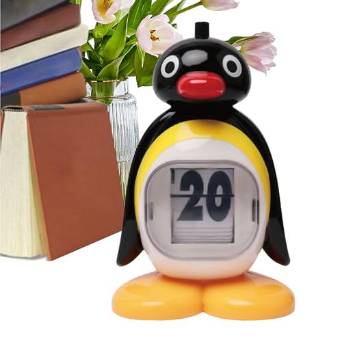 Pinguin-Kalender, Schreibtischdekoration, Tierkunst-Ornament, 7,8 x 6,8 x 12 cm, Retro-Press-Display für Geburtstag, Wohnzimmer, Zuhause, Freunde, Regalakzent, dekoratives Stück Pinguin-Kalender, Schreibtischdekoration, Tierkunst-Ornament, 7,8 x 6,8 x 12 cm, Retro-Press-Display für Geburtstag, Wohnzimmer, Zuhause, Freunde, Regalakzent, dekoratives Stück von Nuytghr