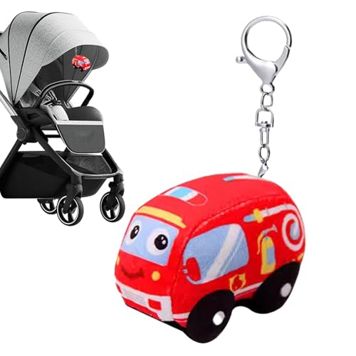 Plüsch Schlüsselanhänger, Plüsch Schlüsselanhänger Spielzeug Für Baby Kinderwagen, Lernspielzeug zum Lernen für und Mädchen Vorschulkinder für Rucksack Handtasche Geldbörse für Reise Urlaub und von Nuytghr