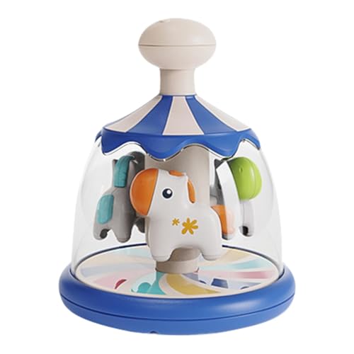 Push and Spin Carousel, Rotatable Activity Toy, Colorful Cause and Effect Learning Toy, Interactive Developmental Toys for Toddler, 6.1x6.1x7.68 Inches Push and Spin Carousel, Rotatable Activity Toy, Colorful Cause and Effect Learning Toy, Interactive Developmental Toys for Toddler, 6.1x6.1x7.68 Inches von Nuytghr
