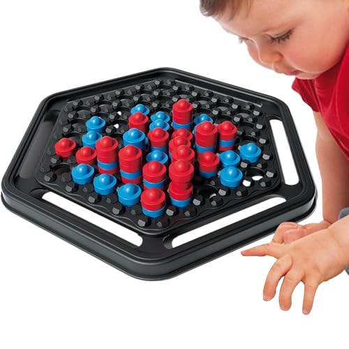 Puzzle Board Game, Desktop Strategy Toy, Home Entertainment Set, 8.66x0.39x7.87 Inches, Educational Learning Activity for Children, Boys, Girls, Adults, Men, Women, Bonding Use Puzzle Board Game, Desktop Strategy Toy, Home Entertainment Set, 8.66x0.39x7.87 Inches, Educational Learning Activity for Children, Boys, Girls, Adults, Men, Women, Bonding Use von Nuytghr