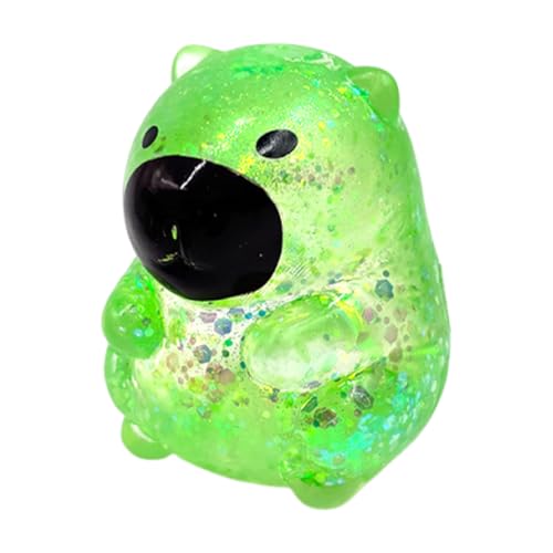 Stress Relief Toys, Capybara Shaped Squeeze Fidget, 2.17x1.97x2.95 Inches Glittery Sequin Pinching Toy, Adults Relaxation Soothing Tool, Home Travel Entertainment Accessory Stress Relief Toys, Capybara Shaped Squeeze Fidget, 2.17x1.97x2.95 Inches Glittery Sequin Pinching Toy, Adults Relaxation Soothing Tool, Home Travel Entertainment Accessory von Nuytghr