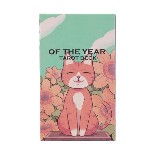Tarotkarten-Deck, Anfängerfreundliche Tarotkarten, 10,4 x 6,1 cm, tragbares Tischspiel, ideal für Familienverbindung, fesselnde Aktivitäten für Männer, Frauen, Jungen, Jugendliche und Jugendliche Tarotkarten-Deck, Anfängerfreundliche Tarotkarten, 10,4 x 6,1 cm, tragbares Tischspiel, ideal für Familienverbindung, fesselnde Aktivitäten für Männer, Frauen, Jungen, Jugendliche und Jugendliche von Nuytghr