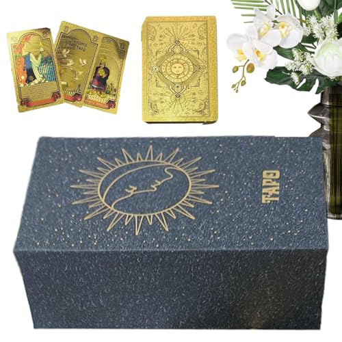 Tarotkarten-Deck, Unterhaltung, Wahrsager-Set, 78 Karten, Wahrsagungsspiel, 7,6 x 12,9 cm, Schicksals-Lesewerkzeug für Familienspaß, russische Sprachausgabe, spirituelle Einsichtsaktivität Tarotkarten-Deck, Unterhaltung, Wahrsager-Set, 78 Karten, Wahrsagungsspiel, 7,6 x 12,9 cm, Schicksals-Lesewerkzeug für Familienspaß, russische Sprachausgabe, spirituelle Einsichtsaktivität von Nuytghr