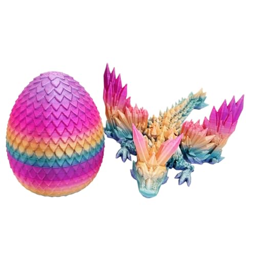 Nybhyjka -gedrucktes Drachenei | Kristall-Drachen-Spielzeug, gedrucktes Geschenkspielzeug – bewegliche Gelenke lindern Stress, Gelenkdrache, Heimdekoration, Fidget-Spielzeug Nybhyjka -gedrucktes Drachenei | Kristall-Drachen-Spielzeug, gedrucktes Geschenkspielzeug – bewegliche Gelenke lindern Stress, Gelenkdrache, Heimdekoration, Fidget-Spielzeug von Nybhyjka
