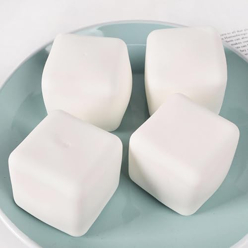 Nybhyjka 4 Stücke Tofus Spielzeug Spielzeug, Tofus Tofus Tofus zum scishy Square Anti-Stress-Ball, sensorische Spielzeugübung für Hände Anti-Stress-Spielzeug 5,5x5,5 x 5,5 cm Nybhyjka 4 Stücke Tofus Spielzeug Spielzeug, Tofus Tofus Tofus zum scishy Square Anti-Stress-Ball, sensorische Spielzeugübung für Hände Anti-Stress-Spielzeug 5,5x5,5 x 5,5 cm von Nybhyjka