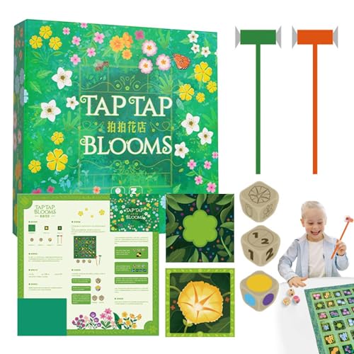 Nybhyjka Blumenfarbe Kognitionsspiel, Blumenfarbe kognitives Spiel,Blumenlernspielzeug - Bloom -Entwicklungsaktivität für und Mädchen von Nybhyjka