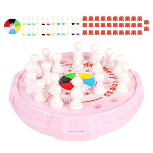 Nybhyjka Speicherpassungsspiel, Farbgedächtnisschach,Memory Match Stick Chess Set | Vorschule Lernpädagogikspielzeug für Schule, Klassenzimmer, Kinderzimmer von Nybhyjka