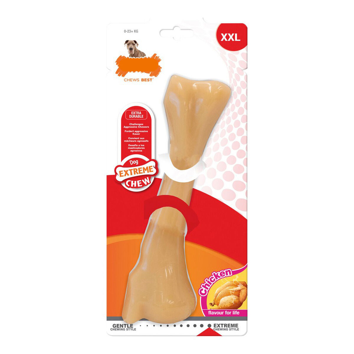 Beißring für Hunde Nylabone Dura Chew Monster XXL Huhn Beißring für Hunde Nylabone Dura Chew Monster XXL Huhn von Nylabone