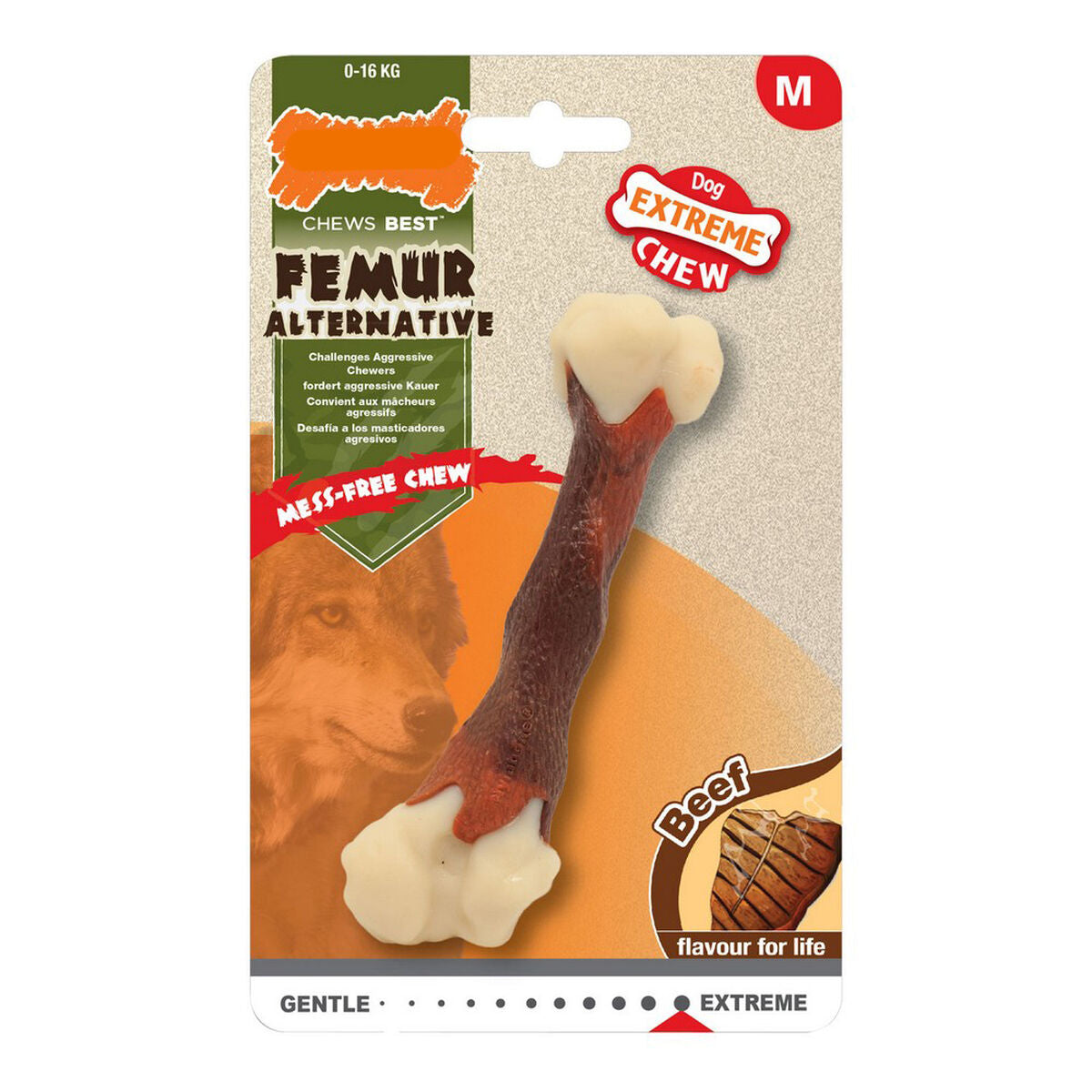 Beißring für Hunde Nylabone Extreme Chew Femur Rindfleisch XL Fleisch Beißring für Hunde Nylabone Extreme Chew Femur Rindfleisch XL Fleisch von Nylabone