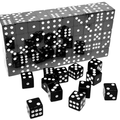 100 pcs Miniwürfel, 0, 2 -Zoll -Acryl -Mini -Würfel mit weißen Punkten, tragbarem kleinem Set für Brettspiele, Unterrichten von Mathematik- und Party -Gefälligkeiten 100 pcs Miniwürfel, 0, 2 -Zoll -Acryl -Mini -Würfel mit weißen Punkten, tragbarem kleinem Set für Brettspiele, Unterrichten von Mathematik- und Party -Gefälligkeiten von Nyutcwe