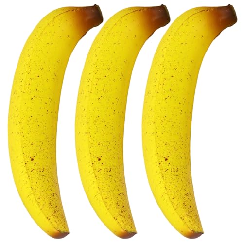 3pcs Squish Toys, 3, 1 x 1, 6 Zoll Bananenform Squeeze Spielzeug, weicher elastischer Stress Ball, Stressabbau Zappel für Kinder Erwachsene Geschenke Squish 3pcs Squish Toys, 3, 1 x 1, 6 Zoll Bananenform Squeeze Spielzeug, weicher elastischer Stress Ball, Stressabbau Zappel für Kinder Erwachsene Geschenke Squish von Nyutcwe