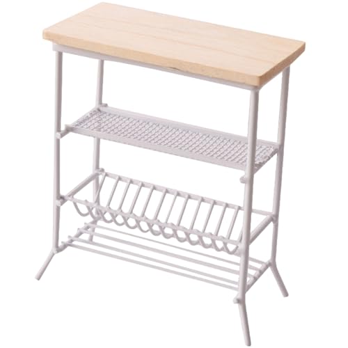 Dollhouse -Bücherregal, 4 -Tier -Puppenregal 1/12 Scale Accessoires Dollhouse Kitchen Display -Rack für Aufbewahrungsminiplatten, Gewürzgläser usw. Buchhandel Dollhouse -Bücherregal, 4 -Tier -Puppenregal 1/12 Scale Accessoires Dollhouse Kitchen Display -Rack für Aufbewahrungsminiplatten, Gewürzgläser usw. Buchhandel von Nyutcwe