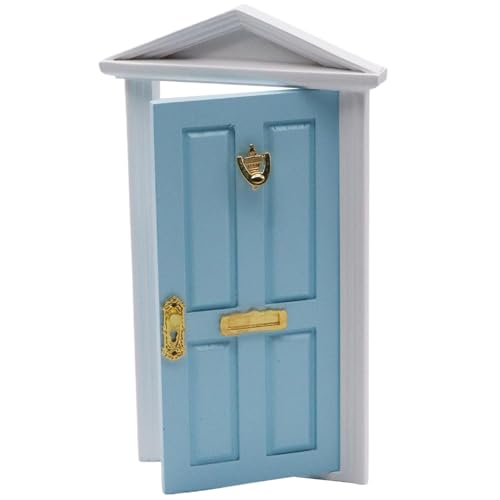 Dollhouse -Tür, künstliche 4x7, 4 -Zoll -Holzrealistische Puppenhausminiaturen mit Spitzen Top 1/12 -Zubehör für DIY -Szene Puppenhaus, Feengarten, Blue Möbel Dollhouse -Tür, künstliche 4x7, 4 -Zoll -Holzrealistische Puppenhausminiaturen mit Spitzen Top 1/12 -Zubehör für DIY -Szene Puppenhaus, Feengarten, Blue Möbel von Nyutcwe