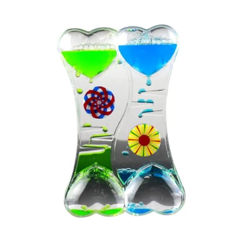 Flüssigbewegungs -Timer - lustiges sensorisches Spielzeug zur Entspannung, schwimmende Farblava -Lampen -Timer, unglaublich effektives beruhigendes Spielzeug für Kinder und entspannender Flüssigkeits von Nyutcwe