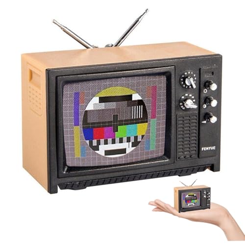 Nyutcwe 1 12 Skala Dollhouse Accessoires, Plastik Vintage Mini Dollhouse Accessoires TV, DIY -Miniatur für Dekoration, Geschenk für Liebhaber 1 12 Skala Nyutcwe 1 12 Skala Dollhouse Accessoires, Plastik Vintage Mini Dollhouse Accessoires TV, DIY -Miniatur für Dekoration, Geschenk für Liebhaber 1 12 Skala von Nyutcwe