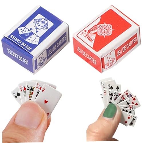 Nyutcwe 2 Set Dollhouse Play Card, 1 12-Skala-Puppenhauszubehör, Papierminiaturen, DIY-freundliche Miniatur-Dinge für die Einstellung, Geschenke für Liebhaber 1 12 Skala Nyutcwe 2 Set Dollhouse Play Card, 1 12-Skala-Puppenhauszubehör, Papierminiaturen, DIY-freundliche Miniatur-Dinge für die Einstellung, Geschenke für Liebhaber 1 12 Skala von Nyutcwe