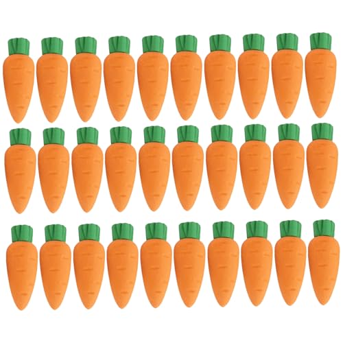 Nyutcwe 30pcs niedliche Radiergummis Karotte geformte realistische Gemüsegummi-Radiergummi ungiftig umweltfreundliche Multi-Gebrauchs-Malereien für Schulbüros Nyutcwe 30pcs niedliche Radiergummis Karotte geformte realistische Gemüsegummi-Radiergummi ungiftig umweltfreundliche Multi-Gebrauchs-Malereien für Schulbüros von Nyutcwe