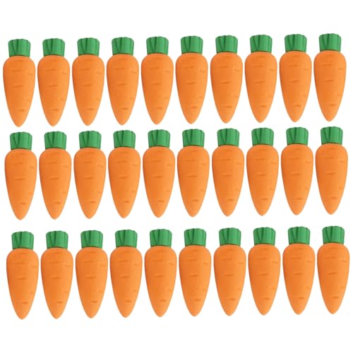 Nyutcwe 30pcs niedliche Radiergummis Karotte geformte realistische Gemüsegummi-Radiergummi ungiftig umweltfreundliche Multi-Gebrauchs-Malereien für Schulbüros Nyutcwe 30pcs niedliche Radiergummis Karotte geformte realistische Gemüsegummi-Radiergummi ungiftig umweltfreundliche Multi-Gebrauchs-Malereien für Schulbüros von Nyutcwe