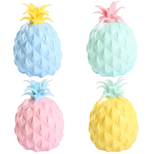 Nyutcwe 4pcs Ananas Squeeze Ball Süßes Ananas Weiche Squeeze Spielzeug 4x2.3 Resilient Stressspielzeug Gummi -Belastung Spielzeug für Kinder Erwachsene Geschenk Nyutcwe 4pcs Ananas Squeeze Ball Süßes Ananas Weiche Squeeze Spielzeug 4x2.3 Resilient Stressspielzeug Gummi -Belastung Spielzeug für Kinder Erwachsene Geschenk von Nyutcwe