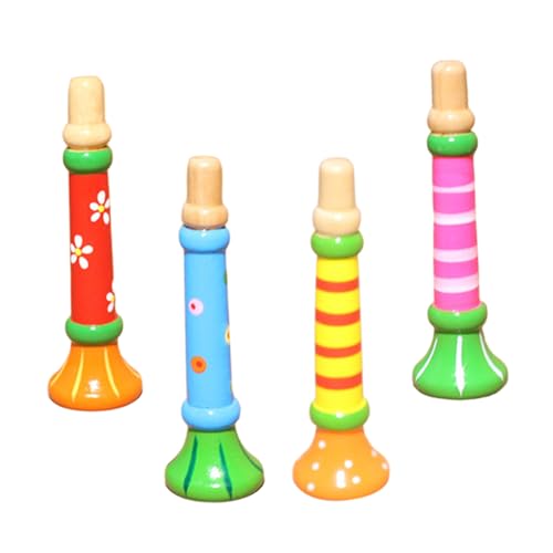 Nyutcwe 4pcs Spielzeug Trompete spielbare Bunte Kinder Trompete Nette Cartoon Developmental Hölzern Kinder Flöte Bildungsübergreifende Mehrzweck-Musikspielzeug für 3 Jahre alt Nyutcwe 4pcs Spielzeug Trompete spielbare Bunte Kinder Trompete Nette Cartoon Developmental Hölzern Kinder Flöte Bildungsübergreifende Mehrzweck-Musikspielzeug für 3 Jahre alt von Nyutcwe