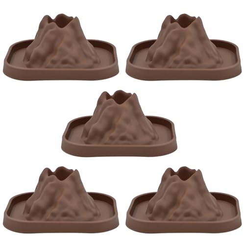 Nyutcwe 5pcs Vulkanspielzeug kreatives Vulkanwissenschaftswissenschaftler Fun & Bildung Eruption Kinderspielzeug Eruption DIY Demonstration Requisiten für Schulwissenschaftswissenschaften Kit von Nyutcwe