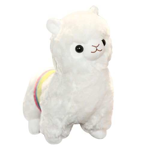 Nyutcwe Alpaca Plüschspielzeug gefülltes Tier Plüsch weiche Flauschige Lama Kuschelkissen Kinder weißes Lama -Spielzeug Nyutcwe Alpaca Plüschspielzeug gefülltes Tier Plüsch weiche Flauschige Lama Kuschelkissen Kinder weißes Lama -Spielzeug von Nyutcwe