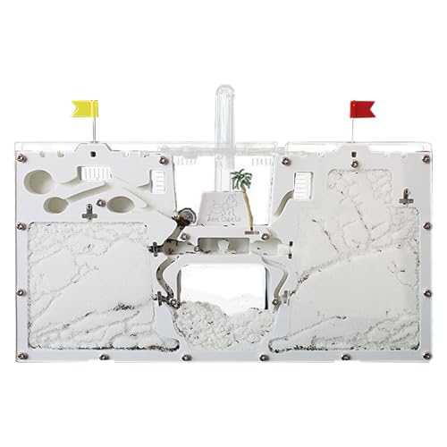 Nyutcwe Ant Farm Castle, Ameisenbauern mit Sand & Werkzeug Kit, Colony Beobachtung Science Kit, Betrachten von Lebensraum Bildungs- und Lernspielzeug für Kinder Erwachsene, Keine Ameisen & Food von Nyutcwe