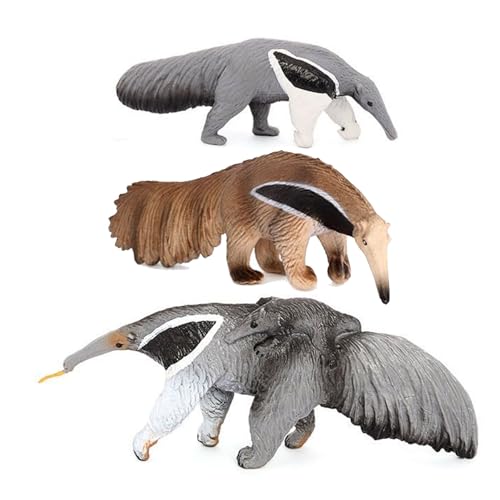 Nyutcwe Anteater Figur, 3 PCs Realistische Tierfiguren, Wildtier -Vorstellungsspielzeug Figur, Plastikspielzeug Wildtiermodelle Kinderspielfiguren für Kinder, Jungen und Mädchen Nyutcwe Anteater Figur, 3 PCs Realistische Tierfiguren, Wildtier -Vorstellungsspielzeug Figur, Plastikspielzeug Wildtiermodelle Kinderspielfiguren für Kinder, Jungen und Mädchen von Nyutcwe