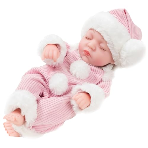 Nyutcwe Babypuppen, realistische Babypuppen, handgefertigte wiedergeborene Babys, lebensechte Puppe, Schlafpuppe von Nyutcwe