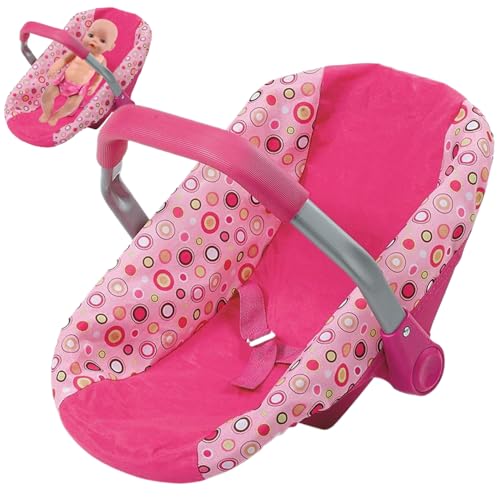 Nyutcwe Babypuppenbassinet, Babypuppenträger mit einstellbarem Griff und Sicherheitsschnalle 11, 6 x 17 x 12 Bett für Puppenstuhl für Kleinkinder 3+ Nyutcwe Babypuppenbassinet, Babypuppenträger mit einstellbarem Griff und Sicherheitsschnalle 11, 6 x 17 x 12 Bett für Puppenstuhl für Kleinkinder 3+ von Nyutcwe