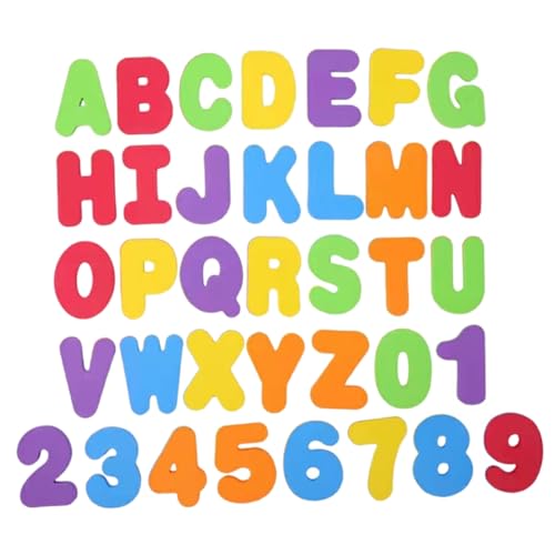 Nyutcwe Bathspielzeug, 36 Blätter Fun Nummern und Alphabet Badspielzeug, schwimmende Alphabetbuchstaben und Zahlen Lernen für Badewanne Bildung für Kinder Kinder Jungen Mädchen Nyutcwe Bathspielzeug, 36 Blätter Fun Nummern und Alphabet Badspielzeug, schwimmende Alphabetbuchstaben und Zahlen Lernen für Badewanne Bildung für Kinder Kinder Jungen Mädchen von Nyutcwe
