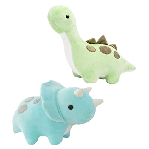 Nyutcwe Cartoon Dinosaurier Plüsch Puppe süße Kinder gefülltes Spielzeug weiche Spielzeugkissen für Kinder Erwachsene 2pcs von Nyutcwe