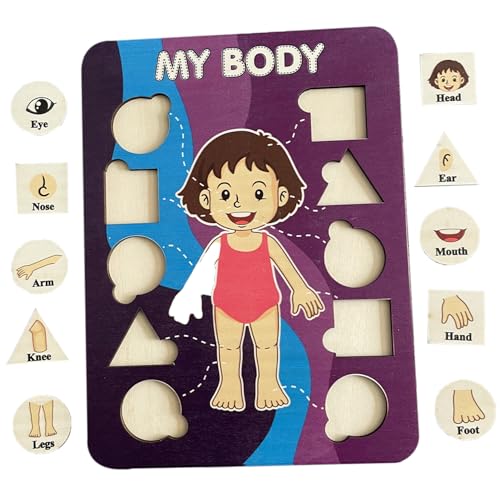 Nyutcwe Holzrätsel für Kinder, Holzmädchen menschliches Körperpuzzle, frühes lehrreiches menschliches Körperpuzzle für Kinder Lernen Aktivitäten Geburtstagsgeschenke Nyutcwe Holzrätsel für Kinder, Holzmädchen menschliches Körperpuzzle, frühes lehrreiches menschliches Körperpuzzle für Kinder Lernen Aktivitäten Geburtstagsgeschenke von Nyutcwe