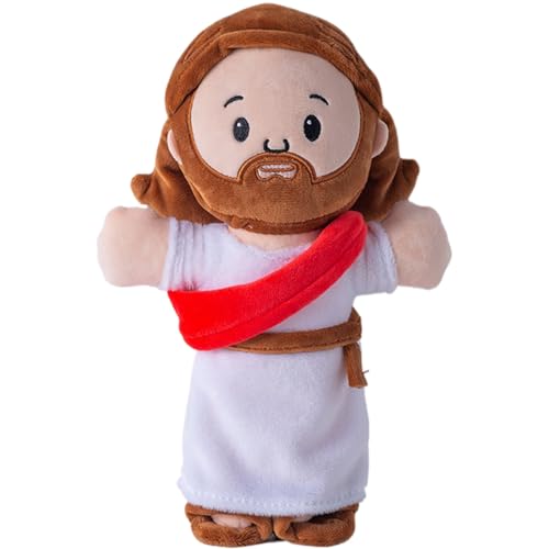 Nyutcwe Jesus Plüschpuppe lächelnde Freunde Plüsch gefülltes Jesus Plushie 20 '' Figurenspielzeug zum Geburtstag Kindertag Valentinstag Geschenkdekoration Puppe von Nyutcwe