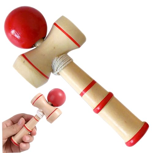 Nyutcwe Kendama, 5, 3x2, 2 Zoll Holz Kendama Spielzeug, leicht zu Spielen klassisches Japanisches Spielzeugübungskörperkoordination und -Kontrolle für Anfänger und Pro Nyutcwe Kendama, 5, 3x2, 2 Zoll Holz Kendama Spielzeug, leicht zu Spielen klassisches Japanisches Spielzeugübungskörperkoordination und -Kontrolle für Anfänger und Pro von Nyutcwe