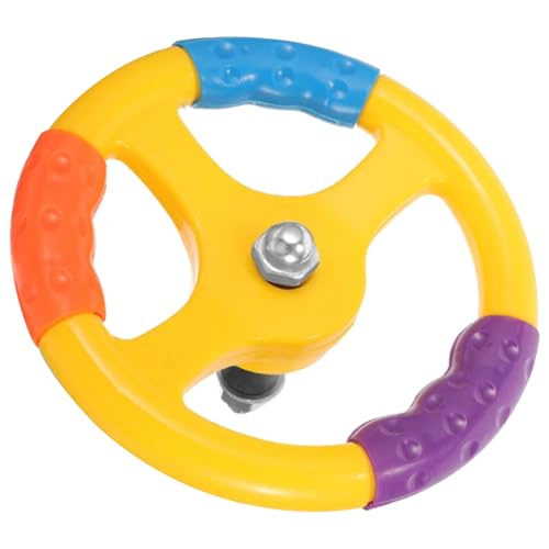 Nyutcwe Lenkradspielzeug simuliertes Fahrkinder Lenkrad mit Schraubenstange Safety kleines Spielzeug für Schaukelwagen, Kinderauto und Stoßfänger Nyutcwe Lenkradspielzeug simuliertes Fahrkinder Lenkrad mit Schraubenstange Safety kleines Spielzeug für Schaukelwagen, Kinderauto und Stoßfänger von Nyutcwe