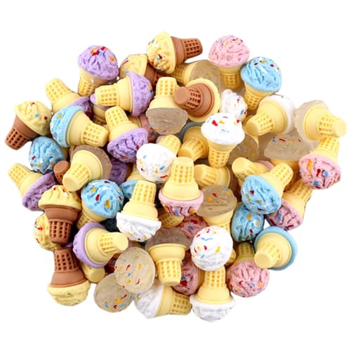 Nyutcwe Mini -Eiscremekegel, 48pcs lebensechtiges Eisspielzeug, Harz Miniaturfutter, tat vor, Futterspielzeug für DIY Accessoires Mikro Landschaft Telefon Hülle Dekor Mini -Zapfen zu Spielen Nyutcwe Mini -Eiscremekegel, 48pcs lebensechtiges Eisspielzeug, Harz Miniaturfutter, tat vor, Futterspielzeug für DIY Accessoires Mikro Landschaft Telefon Hülle Dekor Mini -Zapfen zu Spielen von Nyutcwe