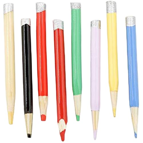 Nyutcwe Mini -farbige Stifte 8pcs 0.08x0.91 1/12 Skala Mini -Stifte Schreibwaren für Kinder Realistische Miniaturfärbung für Büroschule Desk Puppenhauszubehör farbig Nyutcwe Mini -farbige Stifte 8pcs 0.08x0.91 1/12 Skala Mini -Stifte Schreibwaren für Kinder Realistische Miniaturfärbung für Büroschule Desk Puppenhauszubehör farbig von Nyutcwe