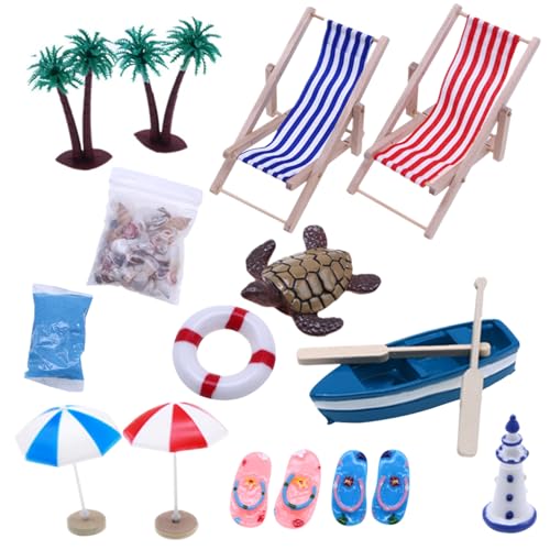 Nyutcwe Miniaturen Dollhouse, 1 Set Foldable Dollhouse Chairs Regenschirmpalme, Mini -Zubehör für DIY -Gartenpflanze Pool Miniaturen Nyutcwe Miniaturen Dollhouse, 1 Set Foldable Dollhouse Chairs Regenschirmpalme, Mini -Zubehör für DIY -Gartenpflanze Pool Miniaturen von Nyutcwe